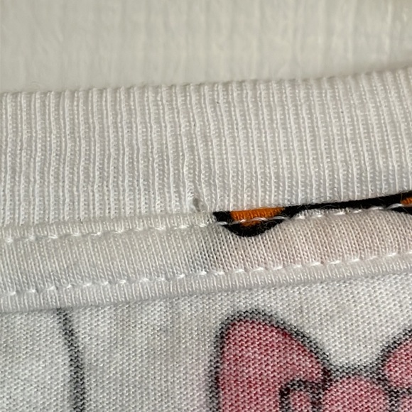 Levi’s cropped woman’s short sleeve tee shirt - Sanrio Hello Kitty - Picture 7 of 12